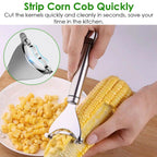 2-Piece: Stainless Steel Corn Cob Peelers
