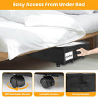 2-Piece: Under Bed Storage Container
