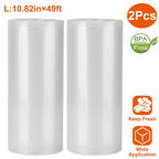 2-Piece: Vacuum Sealer Bag Rolls