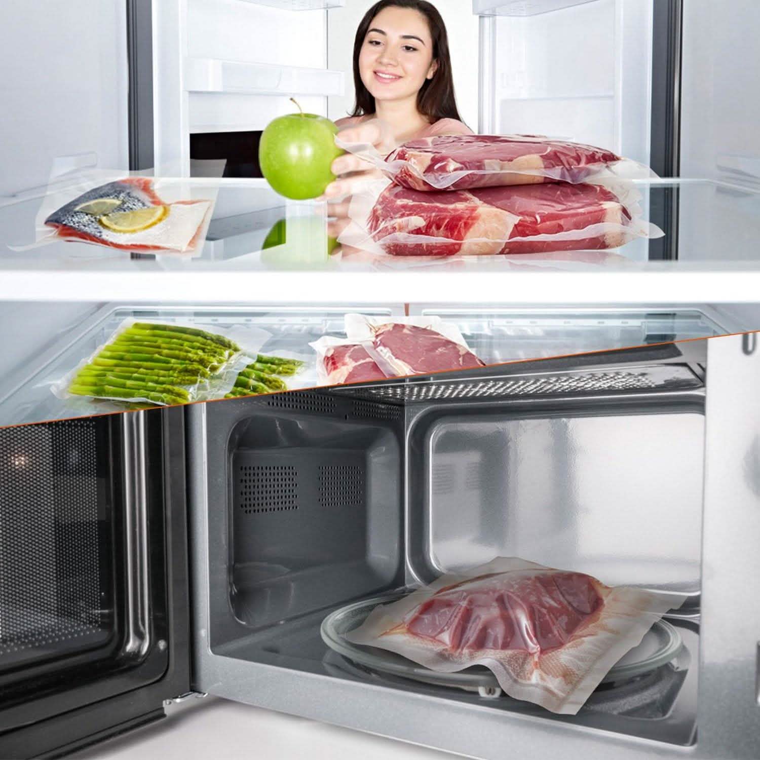 2-Piece: Vacuum Sealer Bag Rolls
