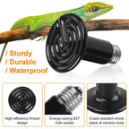2-Pieces: 150W Infrared Reptile Heat Lamp No Light Emitting