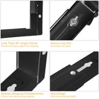 2-Pieces: Adjustable Wall Mount Microwave Brackets