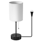 2-Pieces: Bedside Lamps 3 Color Modes USB C+A AC Output Ports Pull Chain