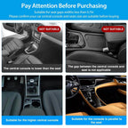2-Pieces: Car Console Side Organizer