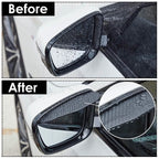 2-Pieces: Car Side Mirror Rain Guard