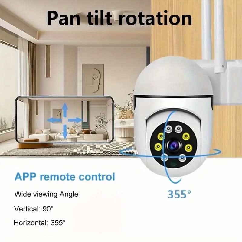 2-Pieces: Compact Wireless IP Security Cameras with App Control