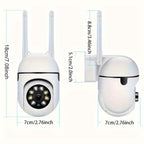 2-Pieces: Compact Wireless IP Security Cameras with App Control