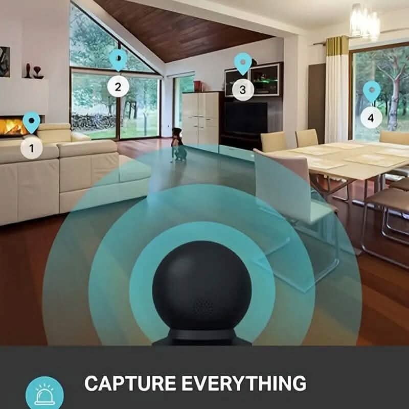2-Pieces: Compact Wireless IP Security Cameras with App Control