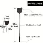 2-Pieces: Heavy Duty Telescopic Fly Swatter Set