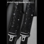 2-Pieces: Luxury Leather Seat Belt Protectors