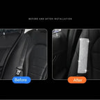 2-Pieces: Luxury Leather Seat Belt Protectors