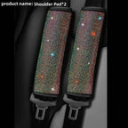 2-Pieces: Luxury Leather Seat Belt Protectors