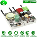 2-Pieces: Pull Out Cabinet Organizers