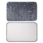 2-Pieces Set: Bathroom Rugs Luxury Flannel Non-Slip