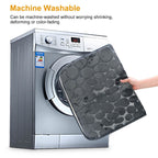 2-Pieces Set: Bathroom Rugs Luxury Flannel Non-Slip