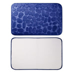 2-Pieces Set: Bathroom Rugs Luxury Flannel Non-Slip