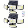2-Pieces Set: Super Bright Solar Motion Sensor Outdoor Light