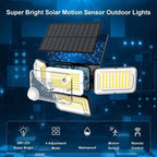 2-Pieces Set: Super Bright Solar Motion Sensor Outdoor Light