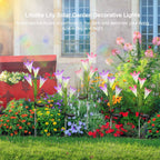 2-Pieces: Solar Garden Lights Outdoor