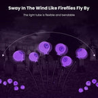 2-Pieces: Solar Scary Eyeball Lights Halloween Decoration Swaying Light