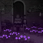 2-Pieces: Solar Scary Eyeball Lights Halloween Decoration Swaying Light