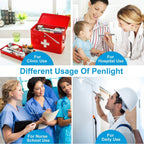 2-Pieces: Stainless Steel Flashlight Repair Water Resistant for Medical Students