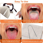 2-Pieces: Tongue Scraper Cleaner Stainless Steel