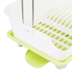 2-Tier Dish Drying Rack Cutlery Drainer