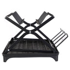2-Tier Dish Drying Rack with Cup Holder and Drainboard