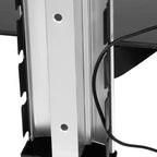 2 Tier Dual Glass Shelf Wall Mount