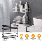 2-Tier Over the Toilet Storage Shelf Rack