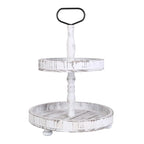 2-Tier Serving Tray Round Farmhouse Kitchen