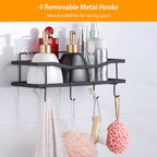 2-Tier Shower Caddy Shelf Holder