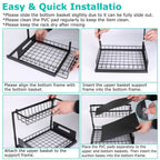 2-Tier Under Sink Organizer Pull Out Basket Storage