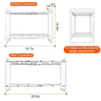 2-Tier Under Sink Organizer Retractable Space Saving Storage