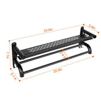 2-Tier Wall Mounted Towel Rack