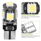 20-Piece: T10 SMD5050 LED Light Bulbs