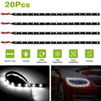 20-Pieces: 12V Auto-LED Light Strip