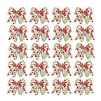 20-Pieces: Christmas Tree Bow Decorations