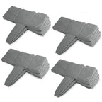 20-Pieces: Plastic Cobbled Stone Effect