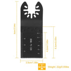20-Pieces Set: Saw Blade Metal Oscillating Multitool Cutter Fit