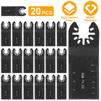 20-Pieces Set: Saw Blade Metal Oscillating Multitool Cutter Fit