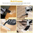 20-Pieces Set: Saw Blade Metal Oscillating Multitool Cutter Fit
