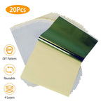 20-Pieces: Tattoo Transfer Paper 4 Layers Tattooing Skin Tattoo Kit A4