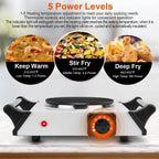 2000W Electric Burner Portable Coil Heating Hot Plate Stove Countertop