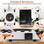 2000W Electric Burner Portable Coil Heating Hot Plate Stove Countertop