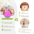 200ml Cool Mist Humidifier Ultrasonic Aroma Essential