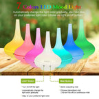200ml Cool Mist Humidifier Ultrasonic Aroma Essential
