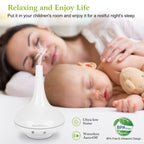 200ml Cool Mist Humidifier Ultrasonic Aroma Essential
