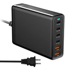200W Fast Wall Charger with 6 Charging Ports Desktop USB Charging Station